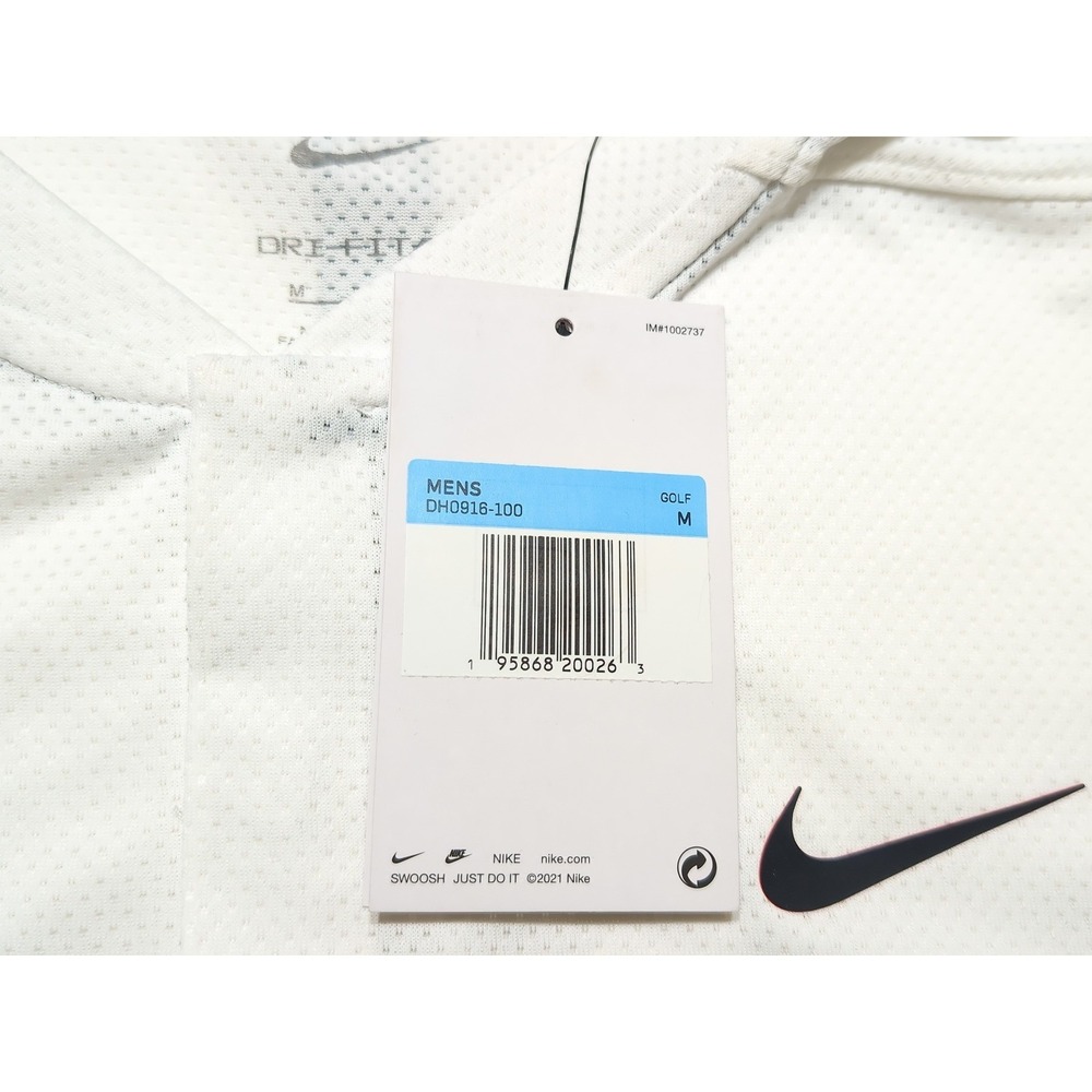 NIKE Tiger Woods ADV Blade Polo Shirt Orlando Magic DH0916 White Camo Medium M - Picture 4 of 12